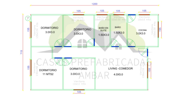 Casa 84m² 2 aguas - Imagen 2