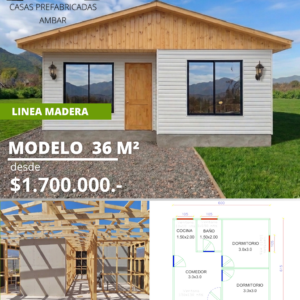 Casa 36m² 2 aguas