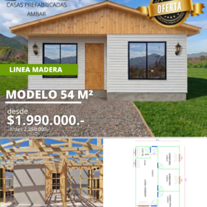 Casa 54m² 2 aguas