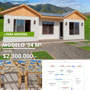 Casa 54m² 6 aguas