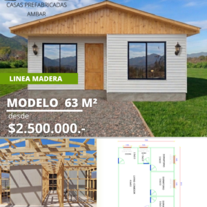 Casa 63m² 2 aguas