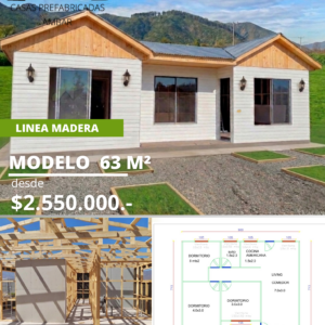 Casa 63m² 6 aguas