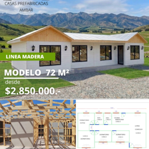 Casa 72m² 6 aguas