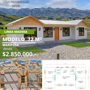 Casa 72m² 6 MARIPOSA aguas