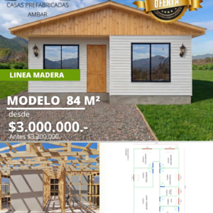 Casa 84m² 2 aguas
