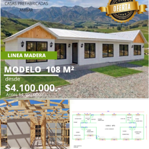Casa 108m² 6 aguas