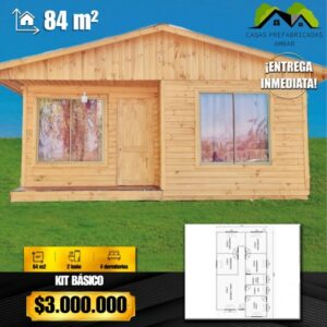 Casa 84m² 2 aguas