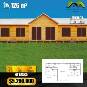 Casa 126m² 5 aguas