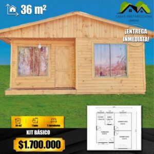 Casa 36m² 2 aguas