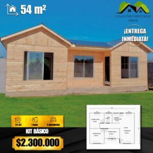 Casa 54m² 6 aguas