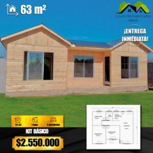 Casa 63m² 6 aguas